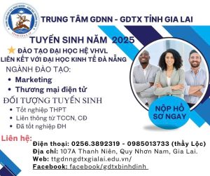 Thông báo tuyển sinh ĐH hệ VLVH trường ĐH Kinh tế Đà Nẵng